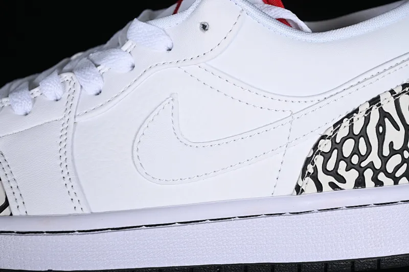 All categories Air Jordan Jordan series basketball shoes Air Jordan 1 Low Z version Air Jordan 1 Low AJ1 Joe 1 white burst pattern low-top cultural casual sneakers 338145-162